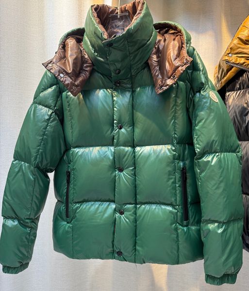 

mens pufferjacket women designer pufferjacke letter embroidery winter couple clothing warm thick mens down jacket girls clothing mens coat asian size 1-5, Color2