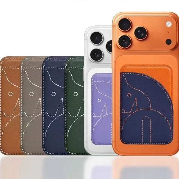 

Multicolor Mage Safe Holder Magnetic Back Sticker Compatible with Ap 15/16/17 Series ID Card Storage Bag DH07