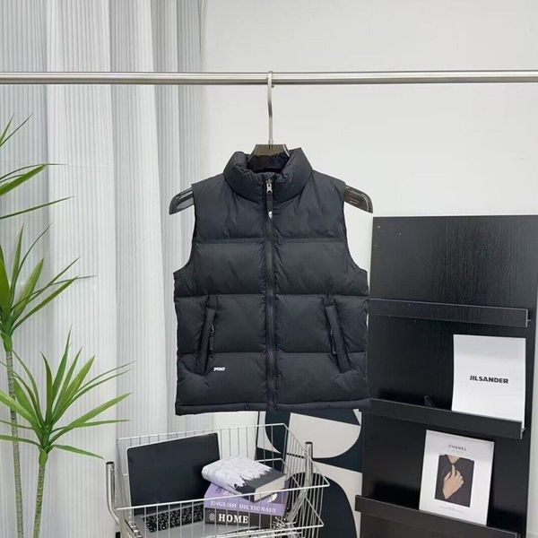 

2025 designer men's vest, luxurious down jacket, women's feather filled material jacket, graphite couple jacket, #1