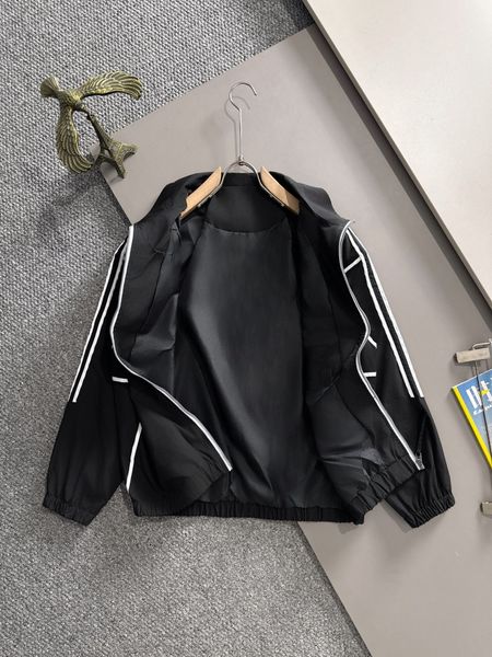 

Winter designer jacket coat zipper windbreaker down jacket jacket nylon fabric letters metal lightweight and comfortable, Black