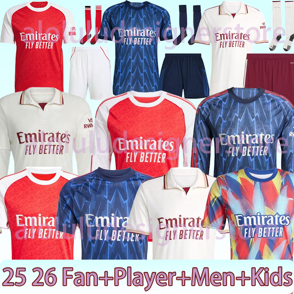 

25 26 SAKA Soccer Jerseys ODEGAARD RICE HAVERTZ NWANERI MARTINELLI Calafiori NKETIAH SALIBA TROSSARD JESUS Football Shirt Kids Child Training Kit uniform shirts, Orange