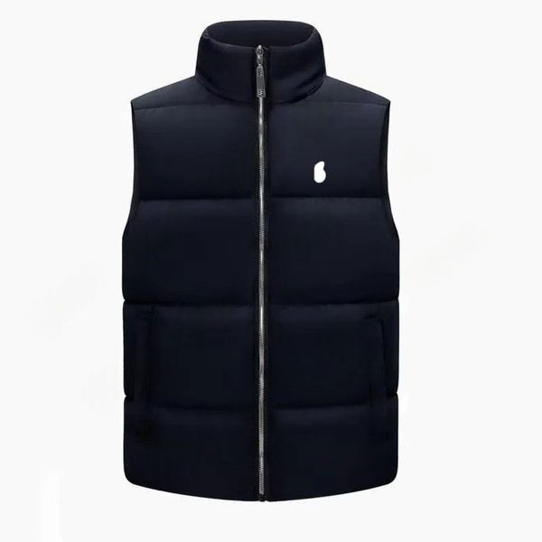 

Men's designer gilet jacket puffer vest down woman loembroidery polo zip up Doudoune sans Manche vest feather filled coat01, #4