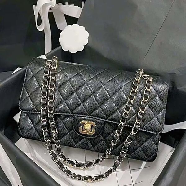 

Designer bag Luxury bag Single-shoulder bag Caviar Metal leather Chains Square Checkered Sheepskin wallets handbags Luxury bag Fashionable bag Evening bag Toto bag, Cf-23