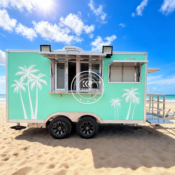 

Mobile Pizza Truck With Kitchen Street Ice Cream Snack Cart Concession Catering Trailer Customized Fast Food Truck For Sale
