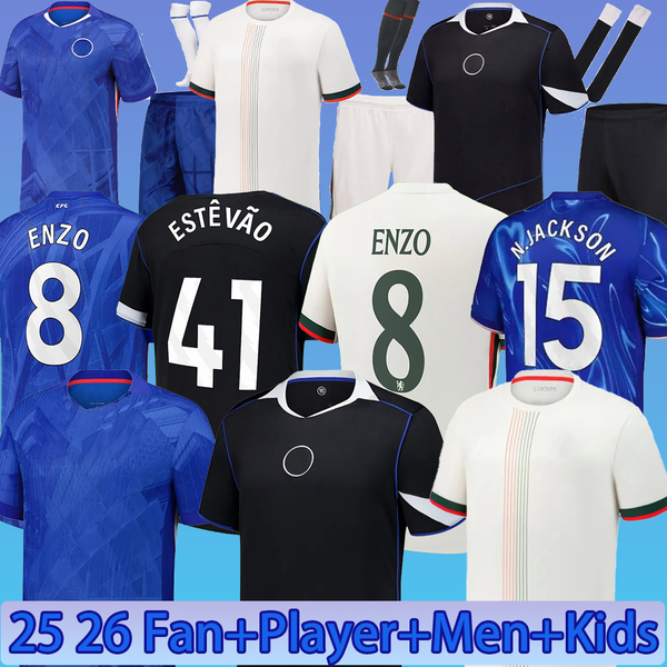 

chelase jersey ENZO CFC NKUNKU NETO PALMER 120th Anniversary soccer jersey 25 26 ESTEVAO GITTENS pedro DELAP HATO MUDRYK 2025 2026 football shirts top adult kids, Red