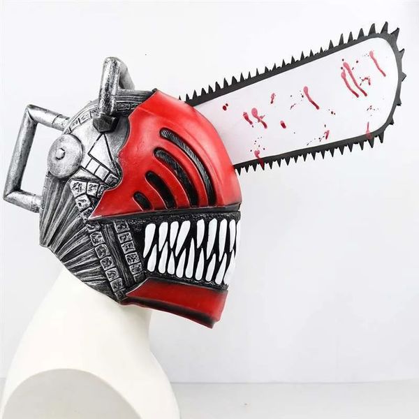 Chainsaw Man Pochita Mask Halloween Costume Party Costume Props Horror Mask Escape Room Props Latex Cos Chainsaw Headgear Mask 251010