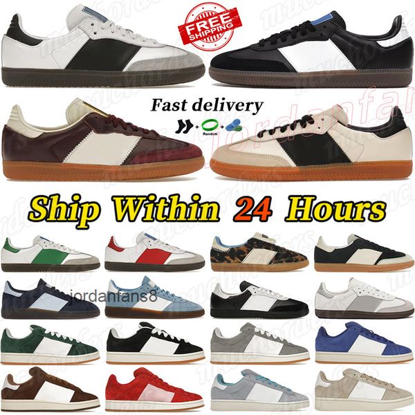 

addisas samaba Black Friday Discount addisas samaba casual shoes for men women low leather canvas Vegan White Gum Black White Grey mens womens