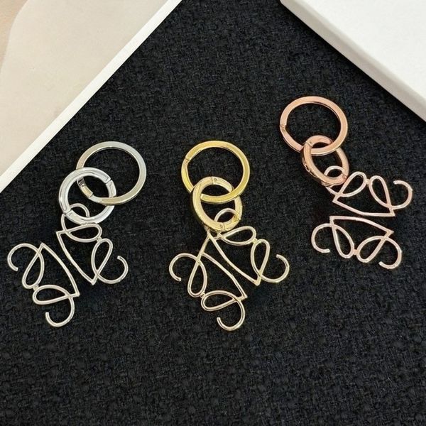 

Designer Bag Hanging Metal Keychain Elf Shape Series High-quality Leather Pendant Cute Felt Pendant Holiday Christmas Gift, The box