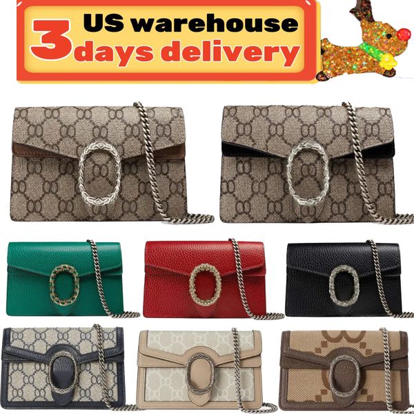Luxury Designer Bags Wallet Shoulder Bags Mini Fringe Crossbody Bags High-Quality Fashion Print Vintage Canvas Messenger Bags Chain Wallets Women's Handbags