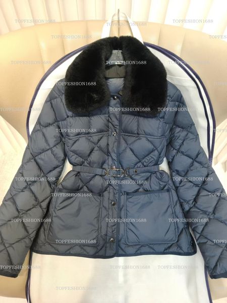 

womens pufferjacket Women designer puffer jacket woman 318 cygne letter embroidery fur collar winter couple warm thick blet down jacket girls coat asian size 0-3, Color4