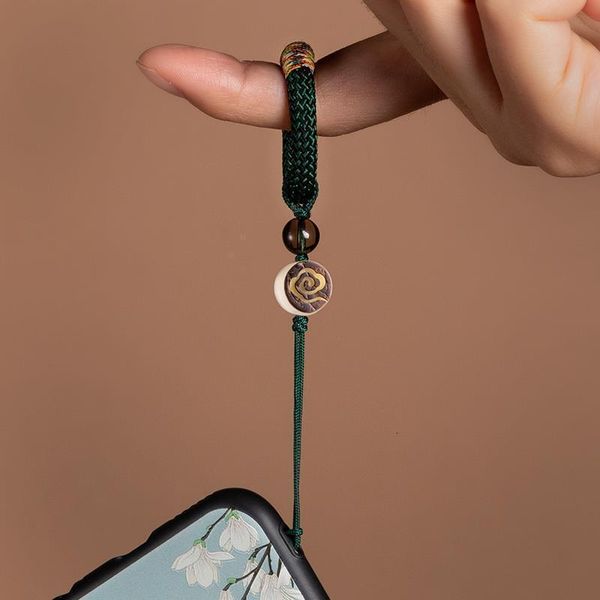 Chain Phone Chinese Lanyard Short Style USB Flash Drive for Women and Men Woven RBuckle Key Anti-Lost HangOrnament Pendant Rope W260609