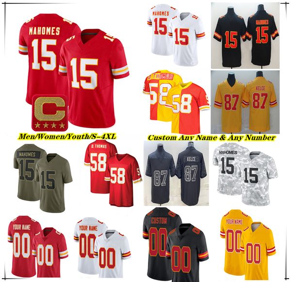 

Patrick Mahomes Football Jersey Travis Kelce Isiah Pacheco Kareem Hunt Xavier Worthy JuJu Smith-Schuster Hollywood Brown Tyquan Thornton Chris Jones Nick Bolton 4X, Men brown style