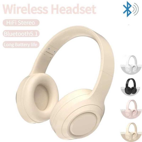 Wireless Headphones Over Ear HIFI Stereo Headsets Noise Reduction Sports Gaming Earphones Music Player with Mic Gifts Z251015