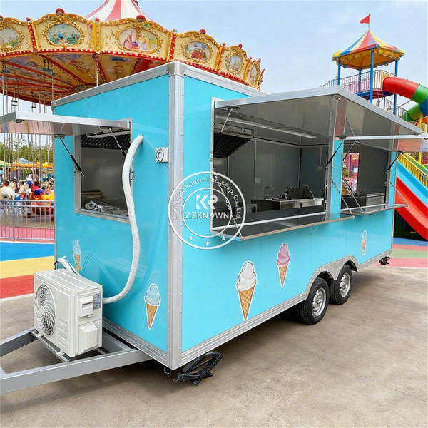 

Consession Food Truck Street Restaurant Pizza Trailer Consession Ice Cream Van Coffee Kiosk Mobile Food Trailer For Sale