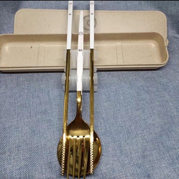 

Stainless Steel Mirror Tableware Gold Meal Spoon Fork Tea Spoon Flatware Simple Exquisite Western Dinner Cutlery Dinnerware