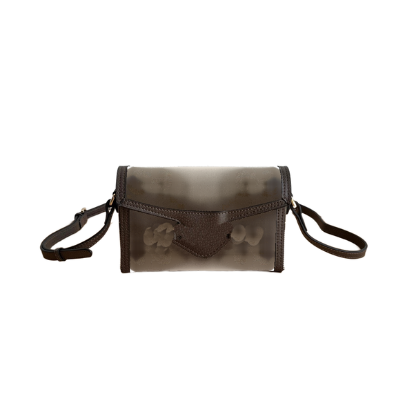 Sophisticated Luxury Design Compact Shoulder Bag Featuring a Convenient In-Built Purse Accessory