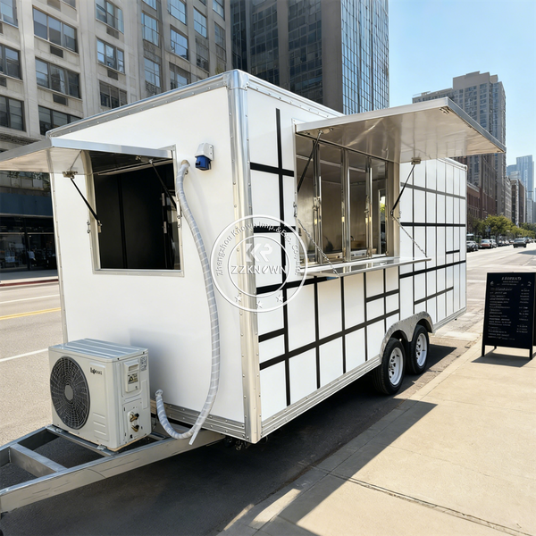 

Customized Size Food Truck Van Concession Street Mobile Ice Cream Cart Fast Food Trailer For Sale Usa Europe Australia