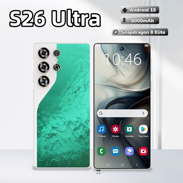 S26Ultra Snapdragon 8 Elite 12Core 7.3-inch Perforated Screen Resolution 1440*3200 Network 5G 16GB+1TB 72MP+108MP Battery 8000mAh Android 15.0 Fast Charging