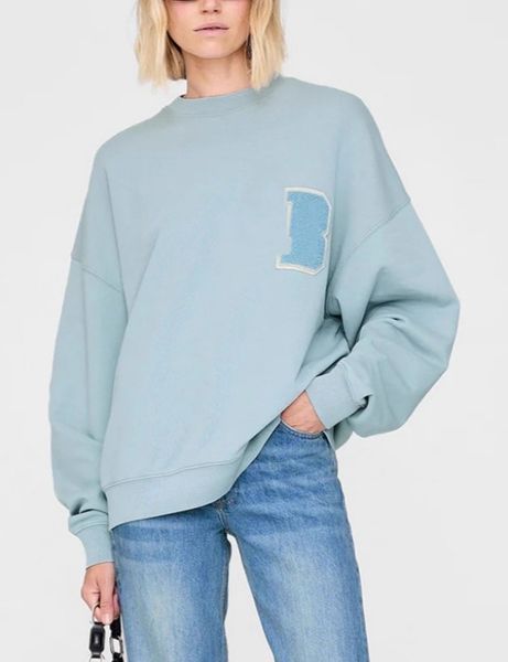 

Women' Loose Pullover Hoodie Sweatshirt Early Autumn New Niche Designer Cotton Casual with Hand Embroidered Letters Prints Vintage Washed Color-Dyed Sweater Top tn, Beige