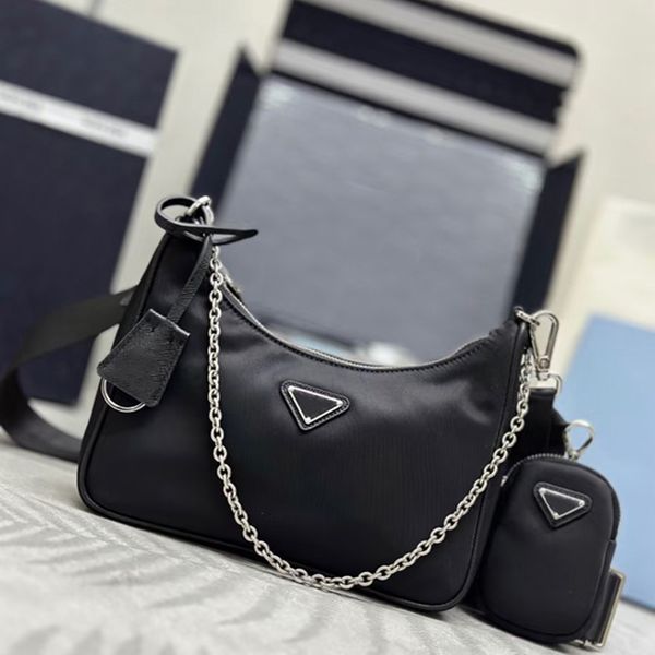 

Designer bag luxury bag women's dumpling bag Hobo bagshoulder bag handbag wallet crossbody bag retro city bag high-quality black armpit wallet denim cowhide fabric, Pa-18