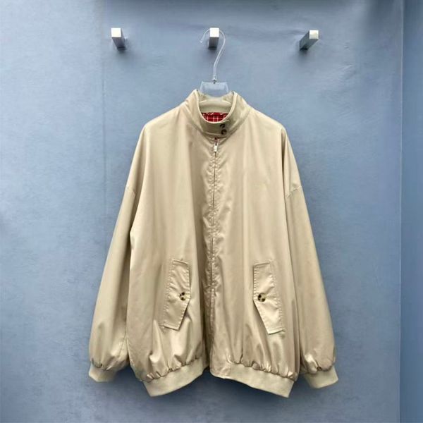 

Designer' red checkered coat women' coat winter jacket women' medium long loose fit outdoor casual jacket, M1