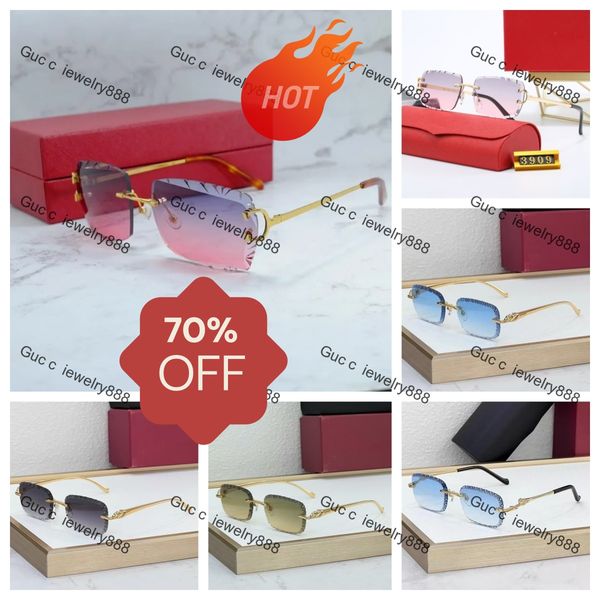 

Designer luxury sunglasses Diamond cut sunglasses Radiation Protection Anti-UV eyesglasses Protect eyes BGold silver framereading glasses eyeglasses Adumbral