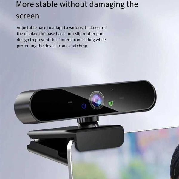 4K Webcam 1080P 2K Web Camera with Microphone Autofocus USB Computer Laptop PC Camera for Living Video Calling Conference X251018