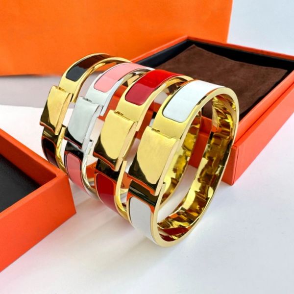

Gold designer bracelet women men classics jewelry non fading titanium steel 19 Color select High quality unisex gift mens womens bracelets sier bangle