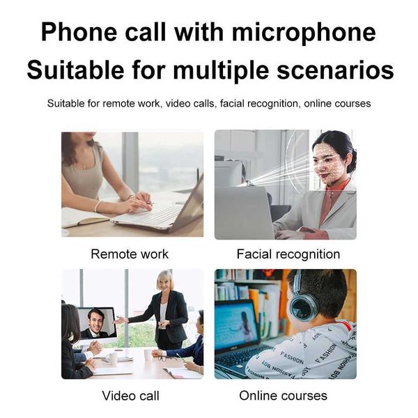 Identification Login Web Camera 1MP 720P2MP 1080P for Windows Hello USB Computer Webcam Builtin Microphone for Computer Laptop X251018