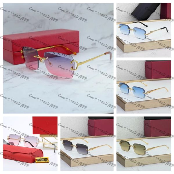 

Designer luxury sunglasses Diamond cut sunglasses Radiation Protection Prevent UVA UVBeyes Protect eyes BGold silver Ornamental glasses eyeglasses Adumbral