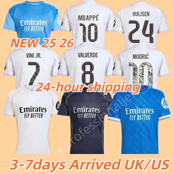

25 26 soccer Jerseys Reals MAdrID 2025 football jersey TRENT VINI JR RODRYGO RUDIGER HUIJSEN VALVERDE CAMAVINGA MODRIC kids kit Football shirt uniforms, Grey
