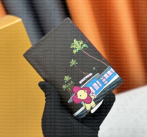 

Designer Passport Holder Designer Card Holder Men Wallet Business Passport Booklet Women Cardholder Designers Genuine Leather Brand Passport Holders, #15