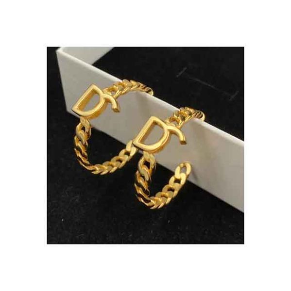 Earrings Gold designer Stud earrings large earrings jewelry fashion personality classic suitable for women wedding party gifts