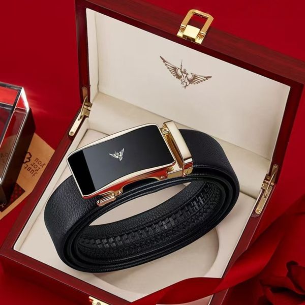 

Men's Classic Belt, Stylish and Exquisite Solid Color Belt for Men, High-Quality Designed Belt, Leather Material, Various Styles, Length 105-130 cm, A2