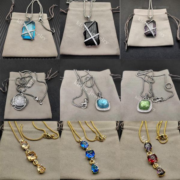 

Fashion classic design necklace crystal design necklace necklace square crystal necklace edge necklace birthday party gift