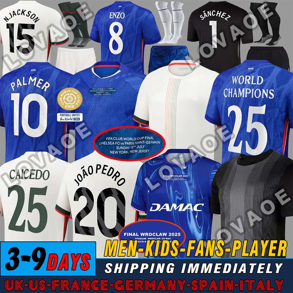 

ENZO NKUNKU NETO PALMER 120th Anniversary soccer jersey 25 26 Soccer shirts pedro DELAP MUDRYK Madueke 2025 2026 football shirts top adult kids CAICEDO N.JACKSON, Gold