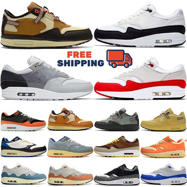

Free Shipping designer running shoes men women 87 classic sneakers black brown white blue orange pink red yellow indoor outdoor sports trainers, Cornflowerblue