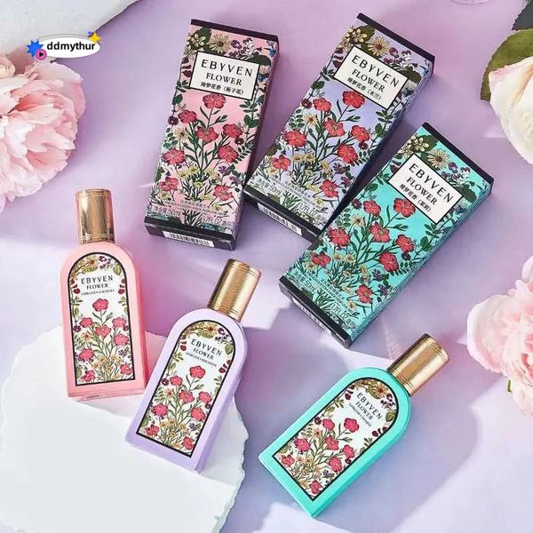 Eau De Toilette Perfume Set for Women, Floral Scent, Long-Lasting Fragrance, Blooming Water of Flowers, Valentine's Day Gift ddmythur Z260311
