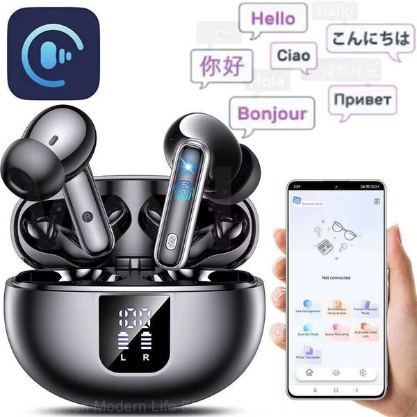 2025YYK-Q10 Artificial Intelligence Translator Headphones with Call Translation Function