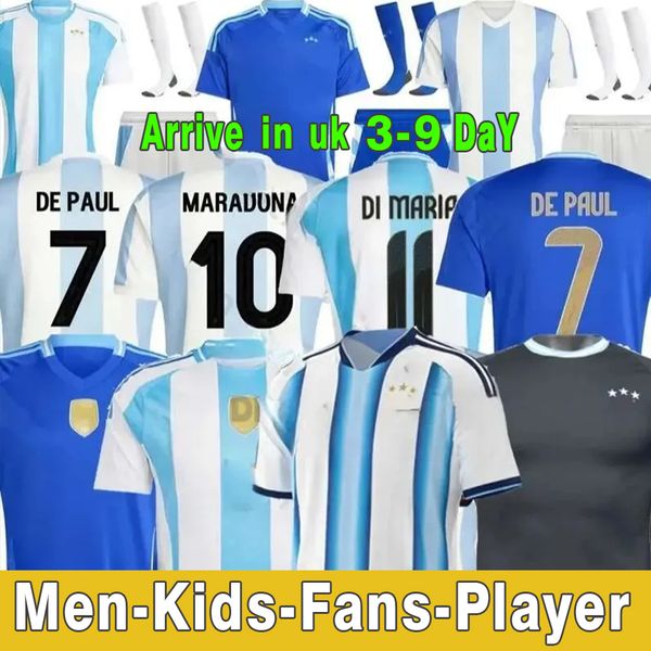 

25 26 soccer Jerseys MESSIS J.ALVAREZ MARADONA MAC ALLISTER DE PAUL MARTINEZ Fans Player versio L.MARTINEZ ROMERO Football Shirts 2025 2026 SUAREZ Women men kids Kit, Green