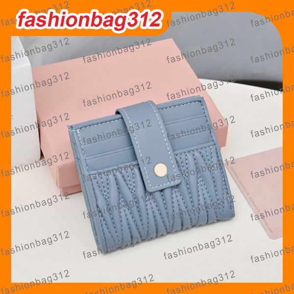 

Women's Fashion Pleated Card Holder Wallet Multiple Colors Genuine Leather Women's Pleated Cardholder Wallet Chic Design Multiple Colors for Every Occasion