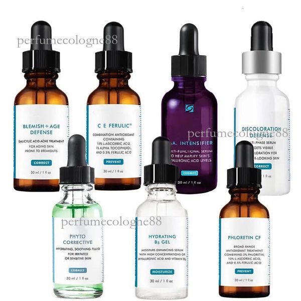

Wholesale 8 Types Ceuticals Serum Oil 30ml Skin Care Correct CE Ferulic Hydrating B5 Phloretin CF Phyto Defense HA Intensifier P TIOX Moisturize Essence High
