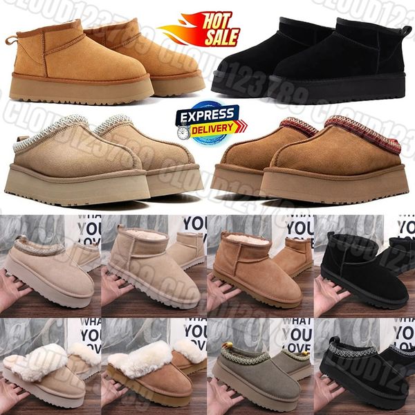 

Designer Slides tasman tazz Slippers women shoes clogs platform boots sliders fur slide classic winter snow slipper mens womens outdoor sandals booties, #color 1