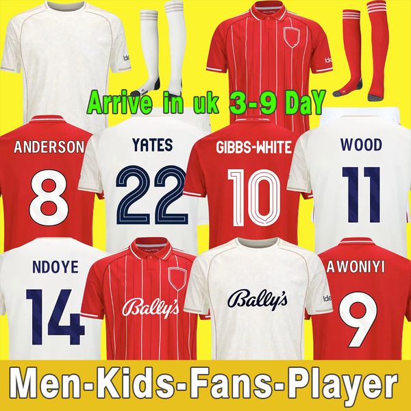 

25 26 NoTTInghamS LINGARD Soccer Jerseys GRABBAN Johnson Surridge 2025 Men kids Forest Awoniyi AMEOBI KROVINOVIC ELANGA Football Shirts Men Kids Kit 999, Black