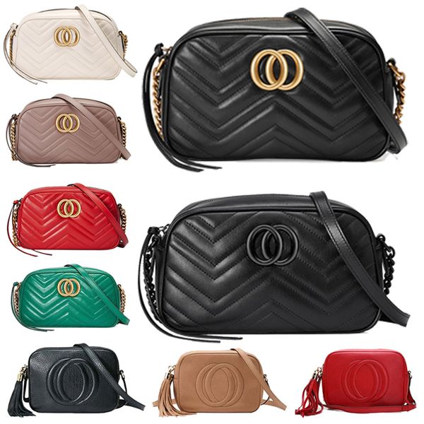 

Designer bag luxury bag high-quality fashionable luxury handbag crossbody bag soft leather square colorful women's armpit handbag classic Marmont series, #7-gu