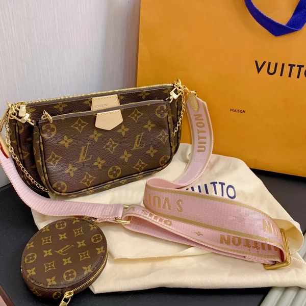 

Designer bag Luxury bag Embossed brown key handbag Women's bag Premium chain leather bag Luxury printed leather Embossed armpit bag, #--1