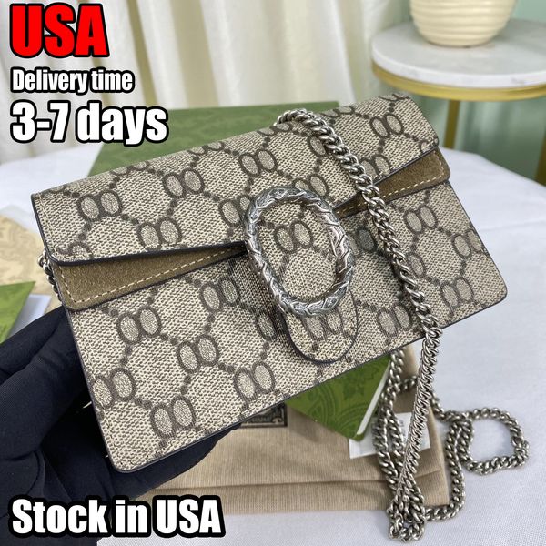 

Designer bag shoulder bag crossbody bag mini clutch canvas wallet luxury bag high-quality fashion chain envelope bag handbag, Khaki