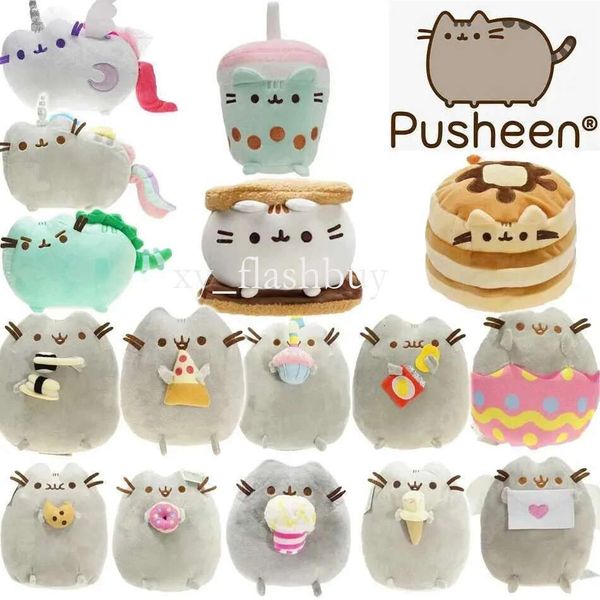 Multiple Pusheen Plush Throw Pillows Cute Home Bedroom Cartoon Stuffed Model Dolls Toys Girls Room Decoration Christmas Gifts
