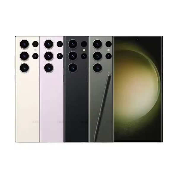 Original Refurbished S23u Phones Unlock Samsung galaxy S23 ultra 512GB ESim Wholesale Smart 5G Cell Android