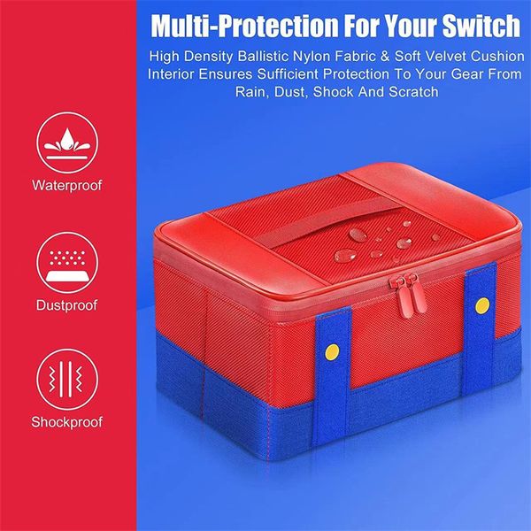 Large Carrying Protective Case for Full Set Nintendo Switch 2 OLED Console Pro Controller Travel Storage Bag Case For Switch Accessories